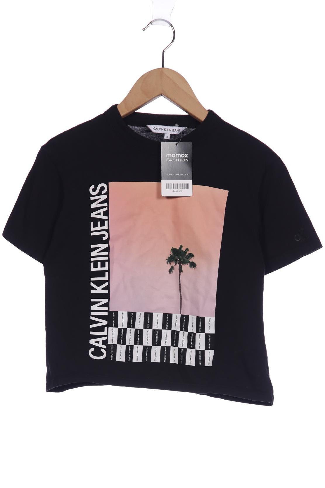 

Calvin Klein Jeans Damen T-Shirt, schwarz