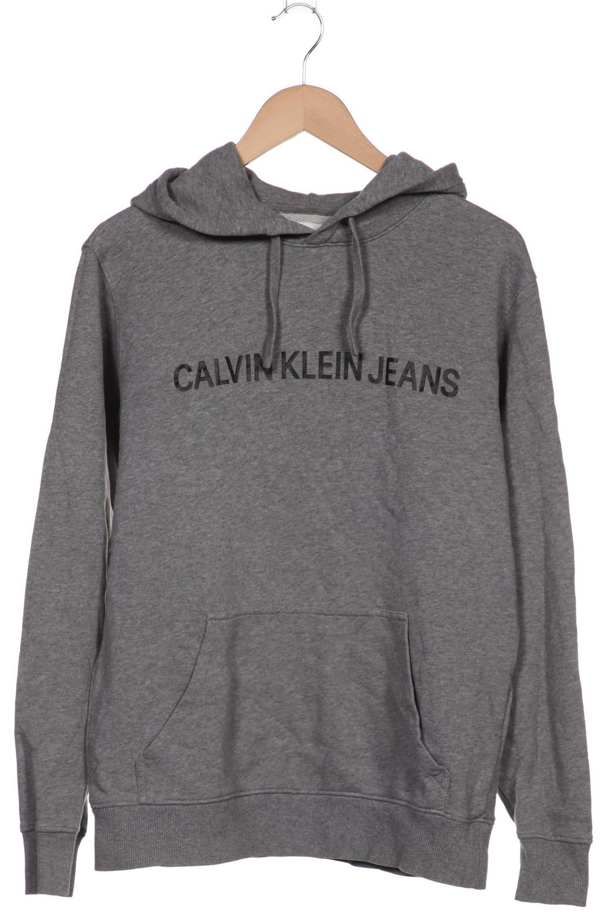 

Calvin Klein Jeans Herren Kapuzenpullover, grau, Gr. 48