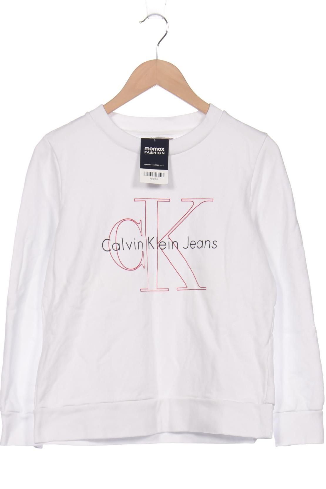 

Calvin Klein Jeans Damen Sweatshirt, weiß, Gr. 38