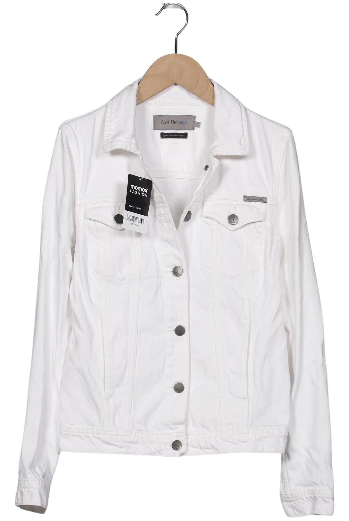 

Calvin Klein Jeans Damen Jacke, cremeweiß, Gr. 36