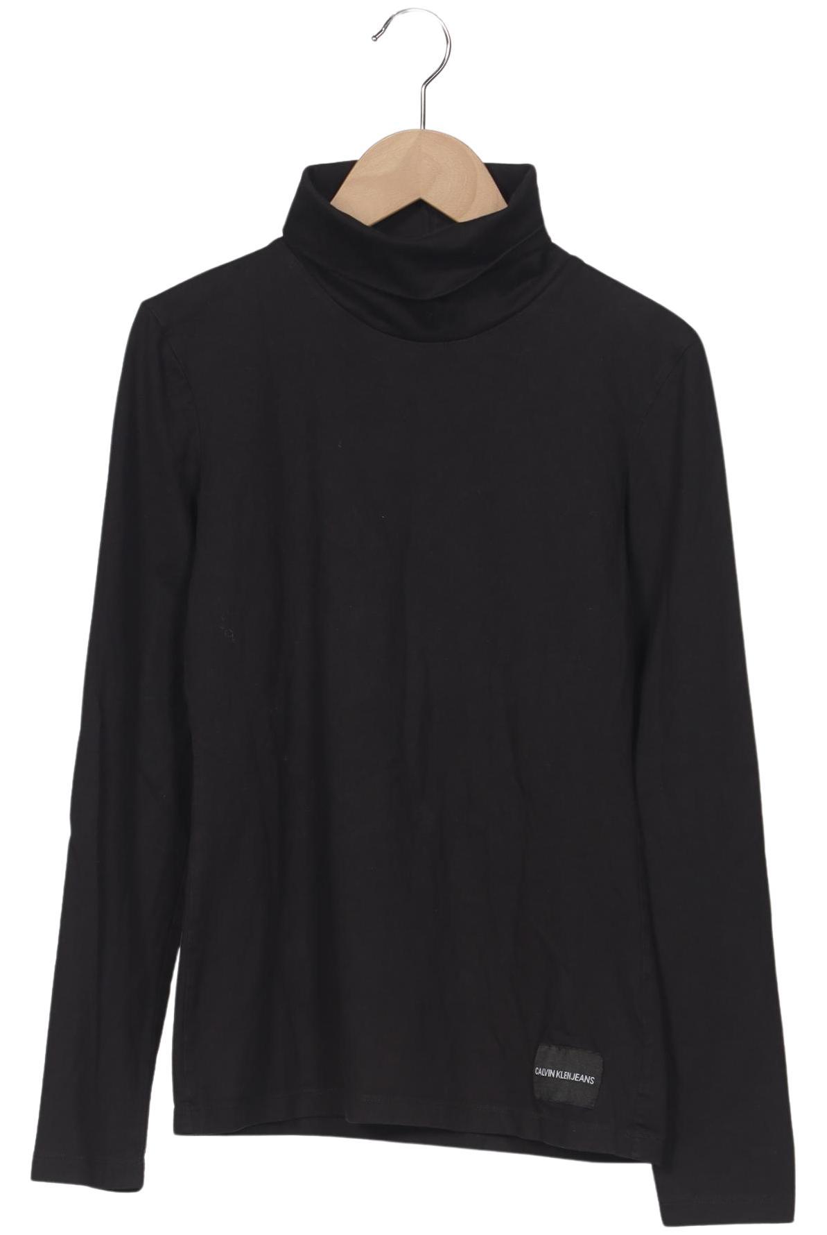 

Calvin Klein Jeans Damen Langarmshirt, schwarz, Gr. 36