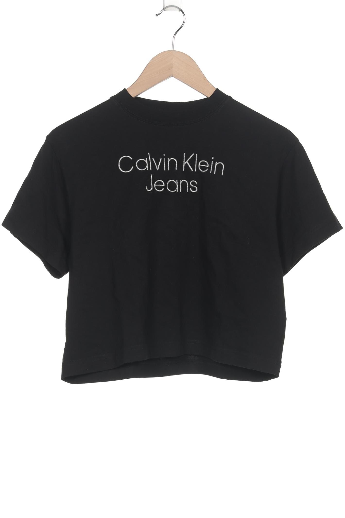 

Calvin Klein Jeans Damen T-Shirt, schwarz, Gr. 34