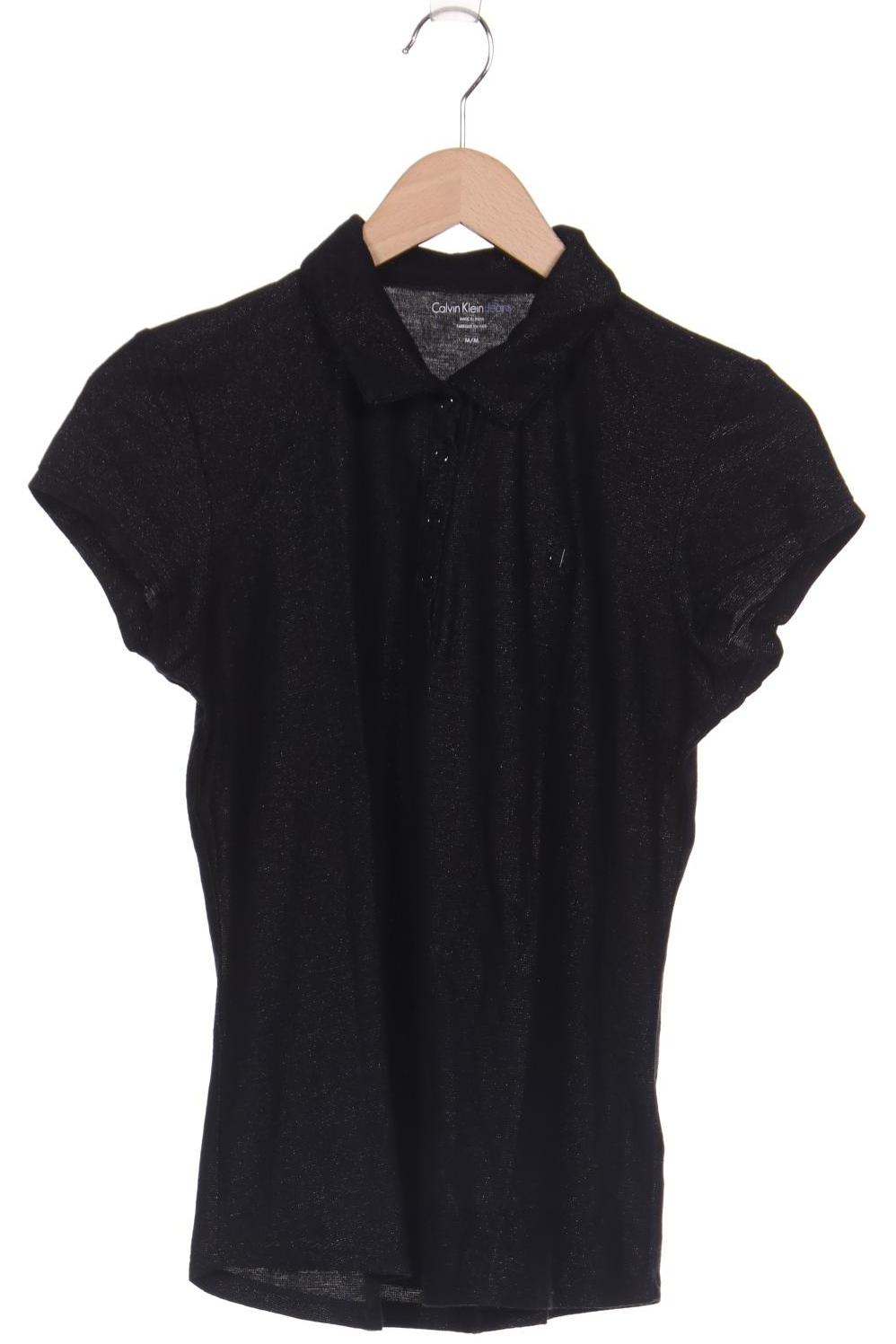 

Calvin Klein Jeans Damen Poloshirt, schwarz, Gr. 38
