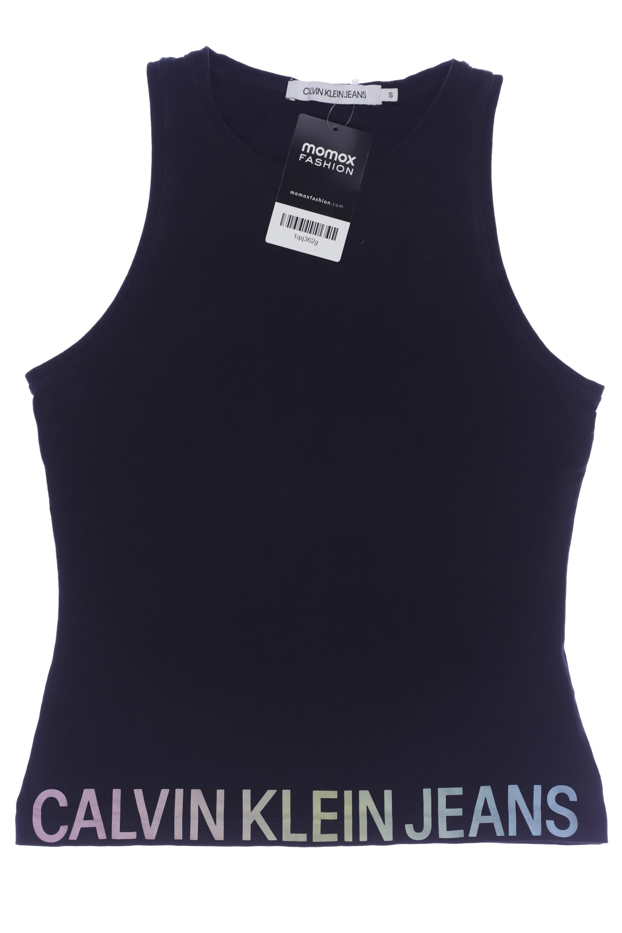 

Calvin Klein Jeans Damen Top, schwarz, Gr. 36