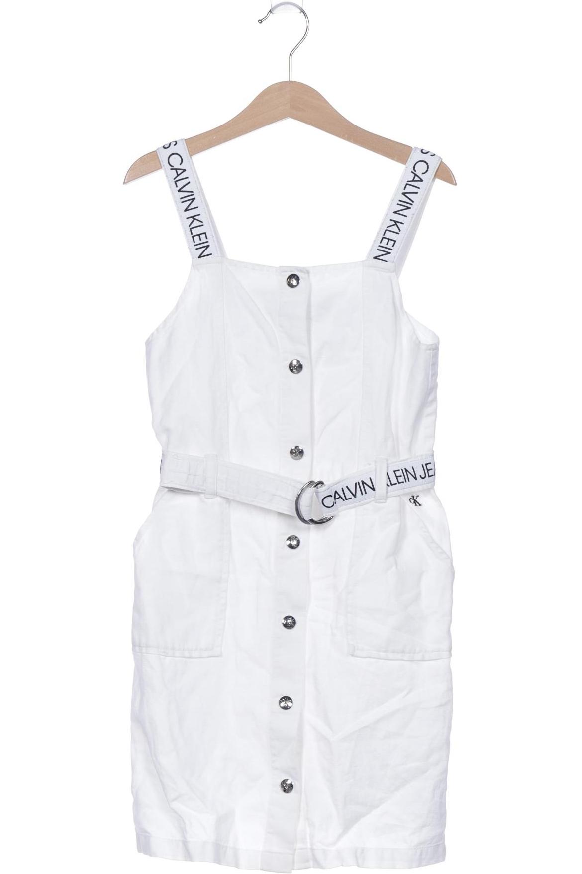 

Calvin Klein Jeans Damen Kleid, weiß, Gr. 140