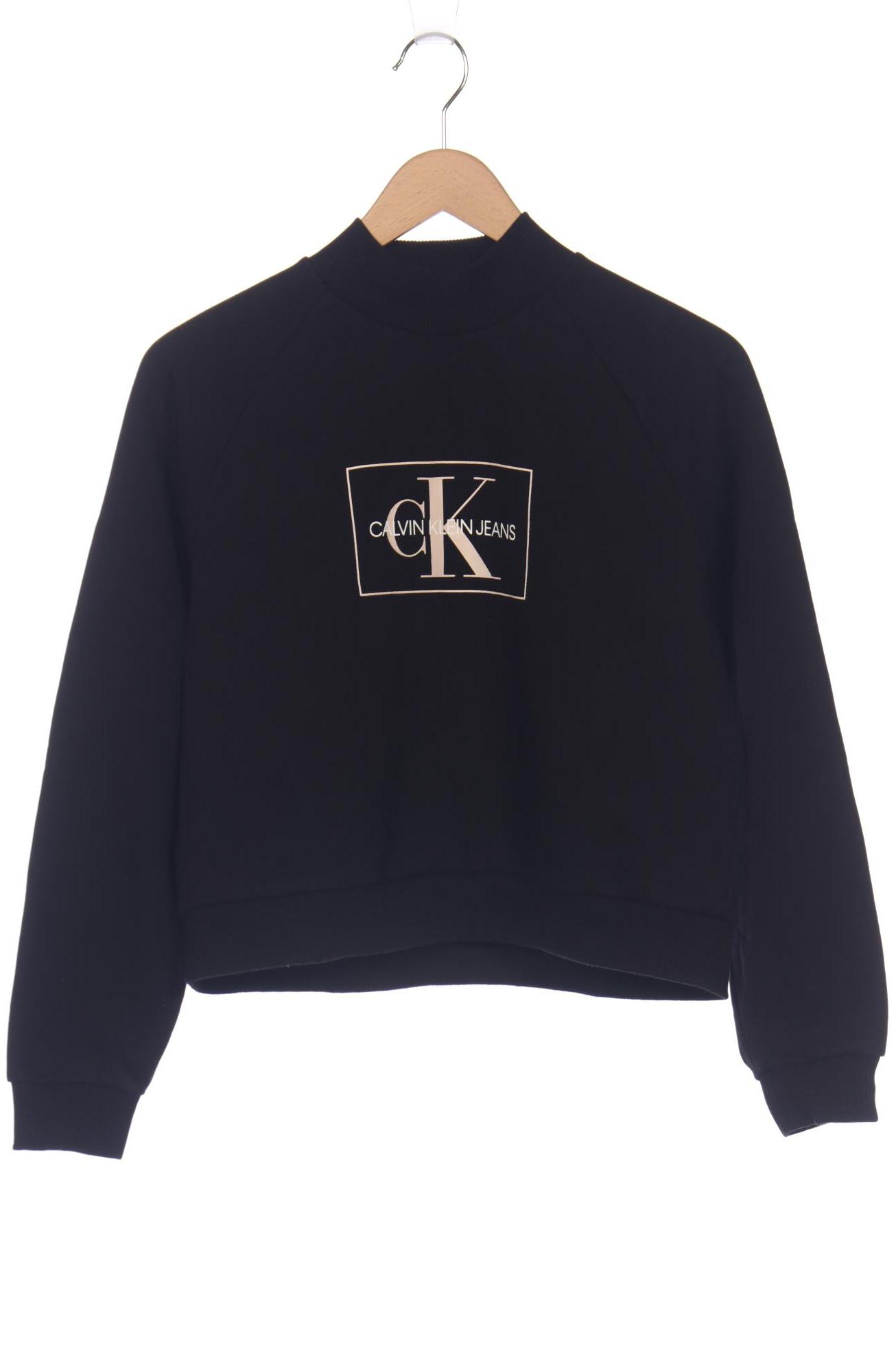 

Calvin Klein Jeans Damen Sweatshirt, schwarz, Gr. 36