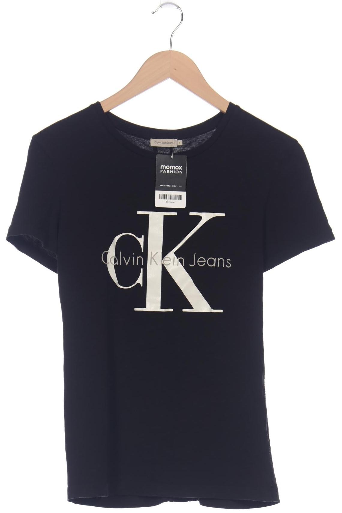 

Calvin Klein Jeans Damen T-Shirt, schwarz, Gr. 36