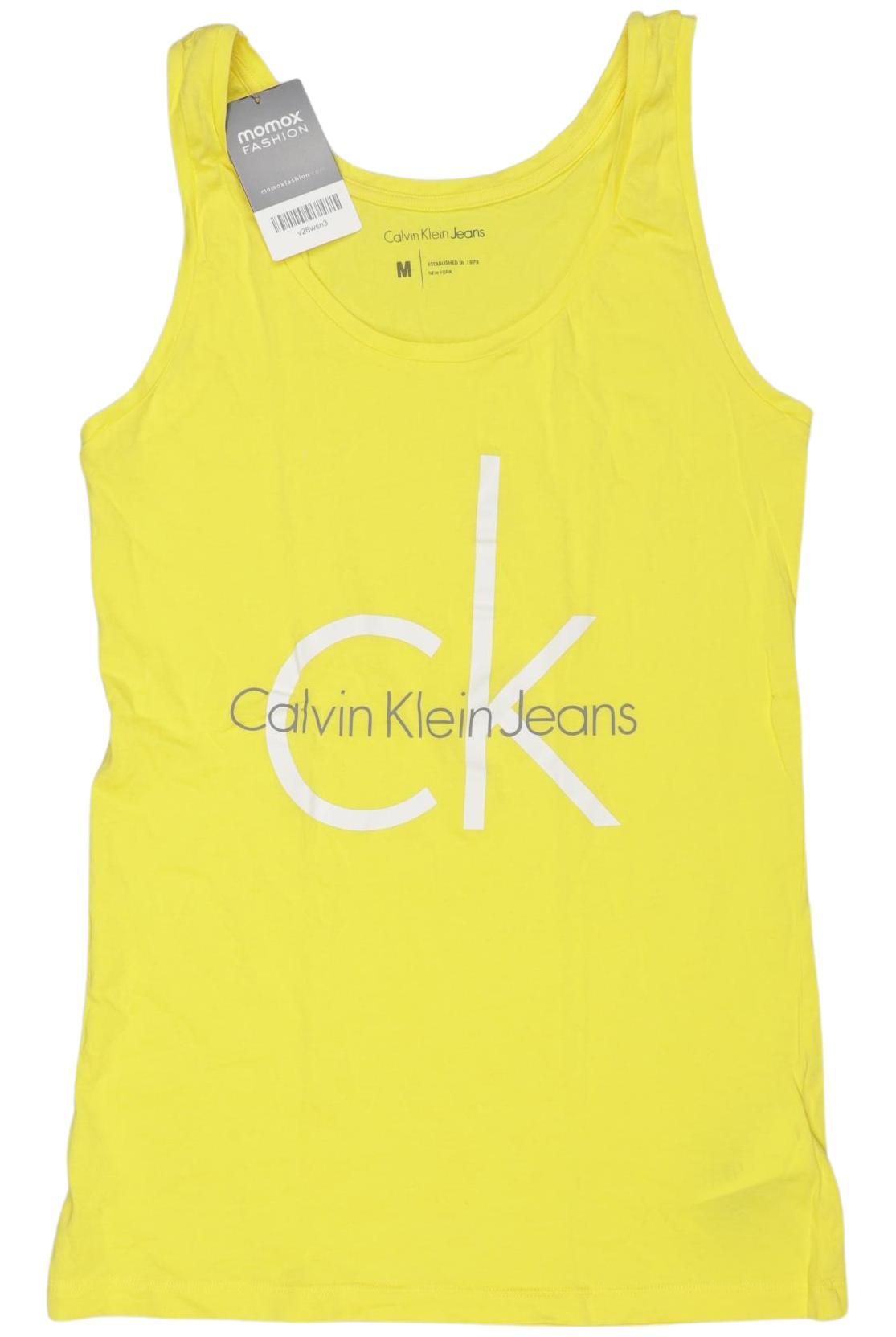 

Calvin Klein Jeans Damen Top, gelb, Gr. 38