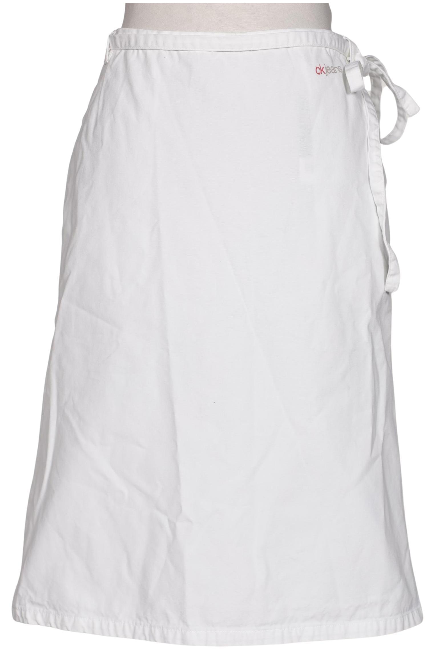 

Calvin Klein Jeans Damen Rock, weiß, Gr. 27