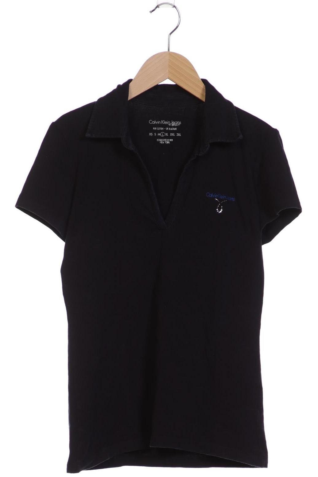 

Calvin Klein Jeans Damen T-Shirt, schwarz, Gr. 42