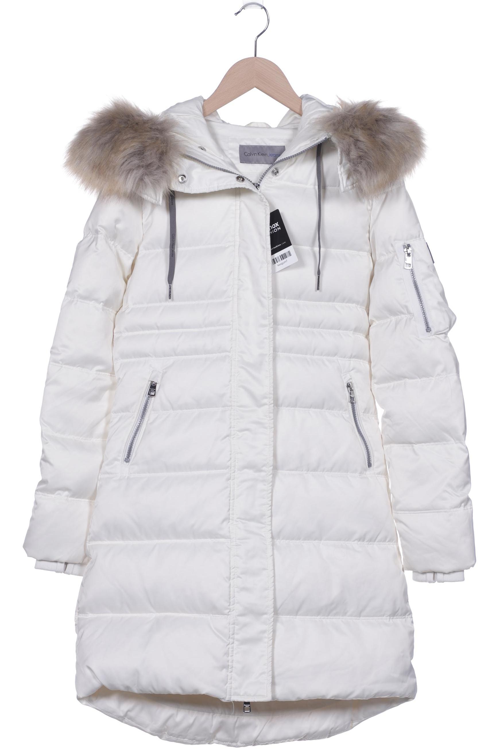 

Calvin Klein Jeans Damen Mantel, cremeweiß