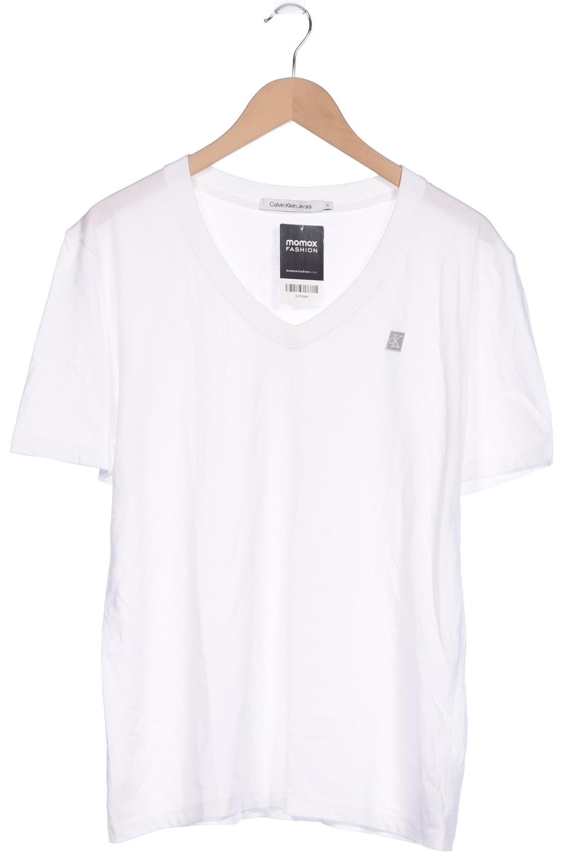 

Calvin Klein Jeans Damen T-Shirt, weiß, Gr. 44