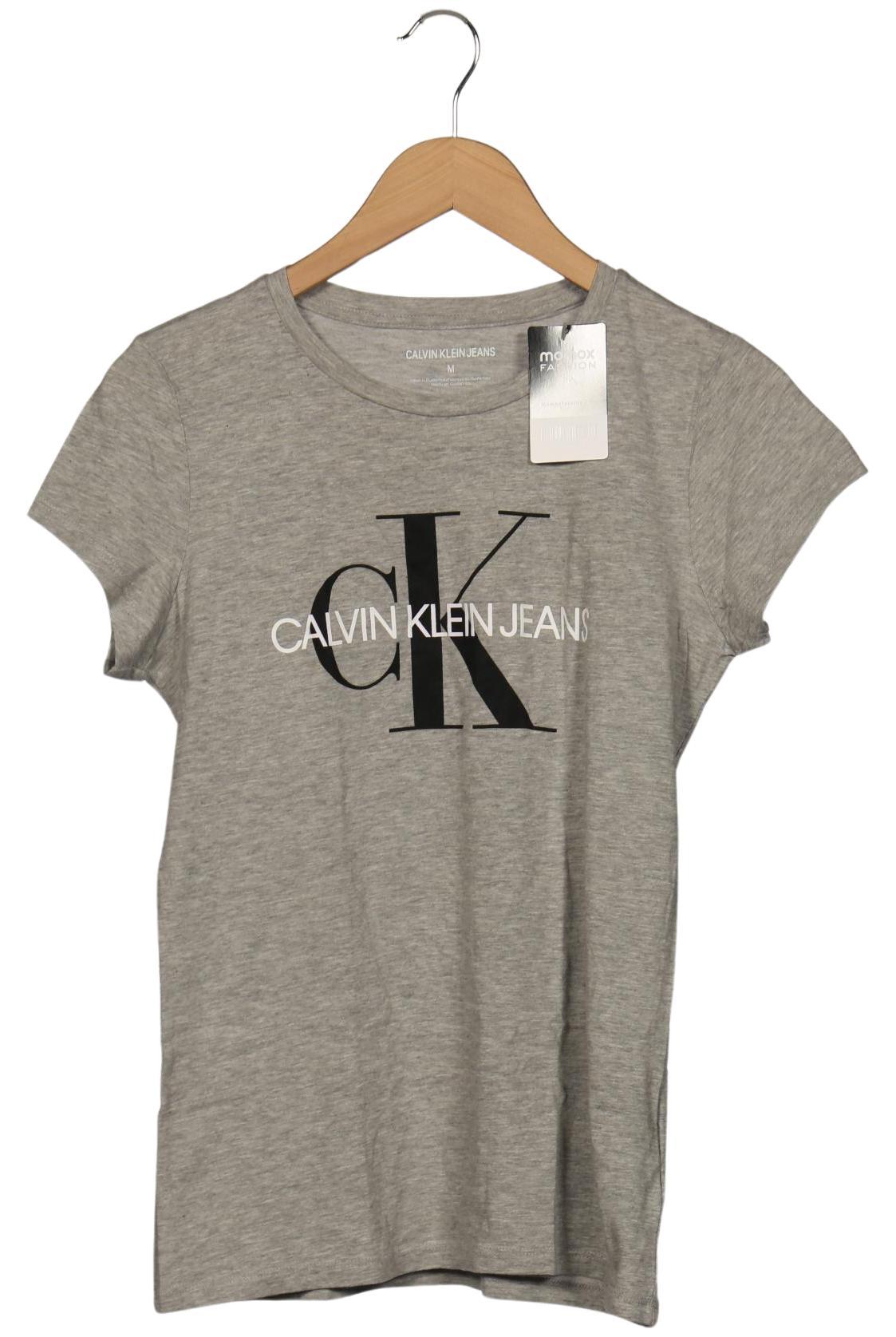 

Calvin Klein Jeans Damen T-Shirt, grau, Gr. 38