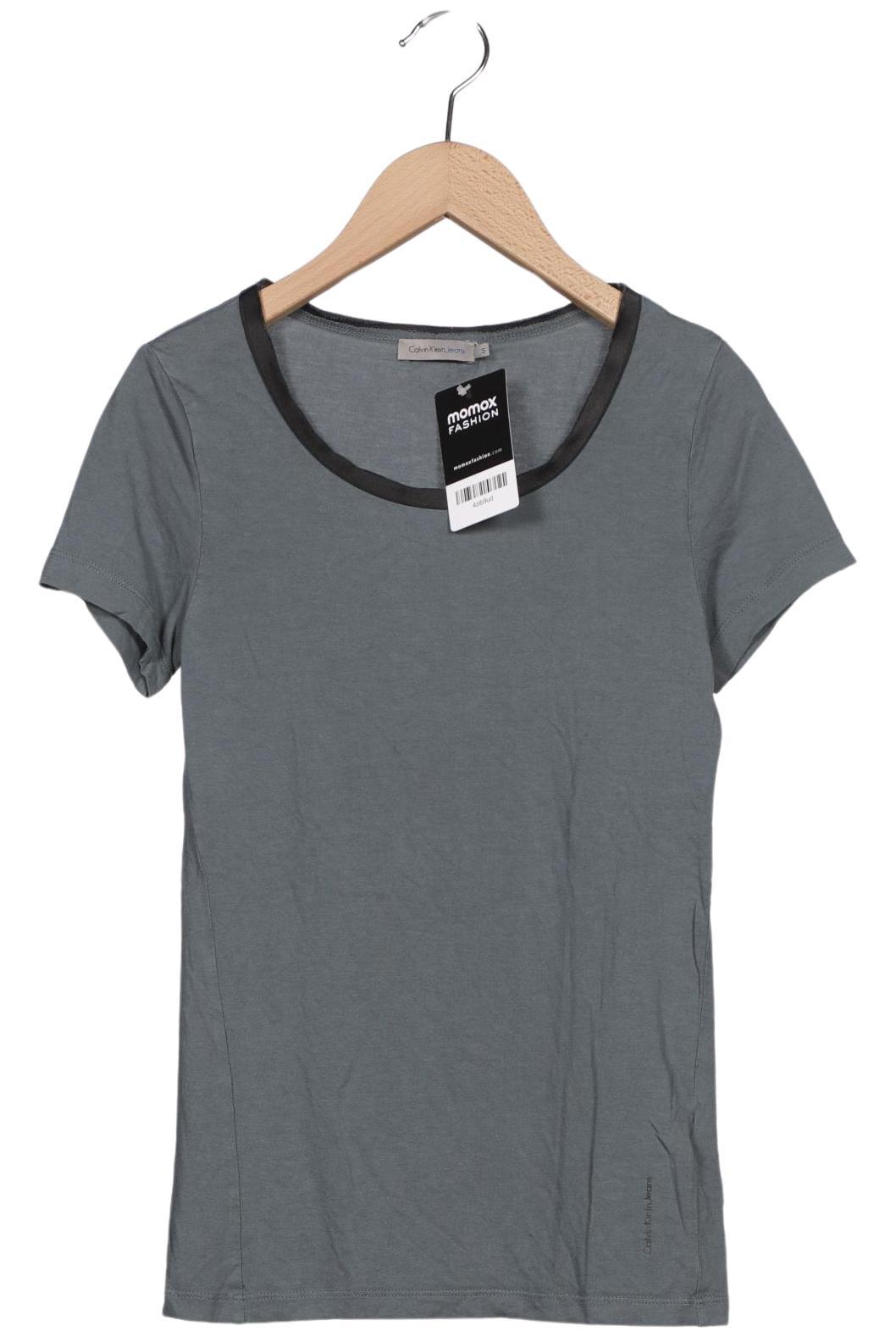

Calvin Klein Jeans Damen T-Shirt, grau, Gr. 36