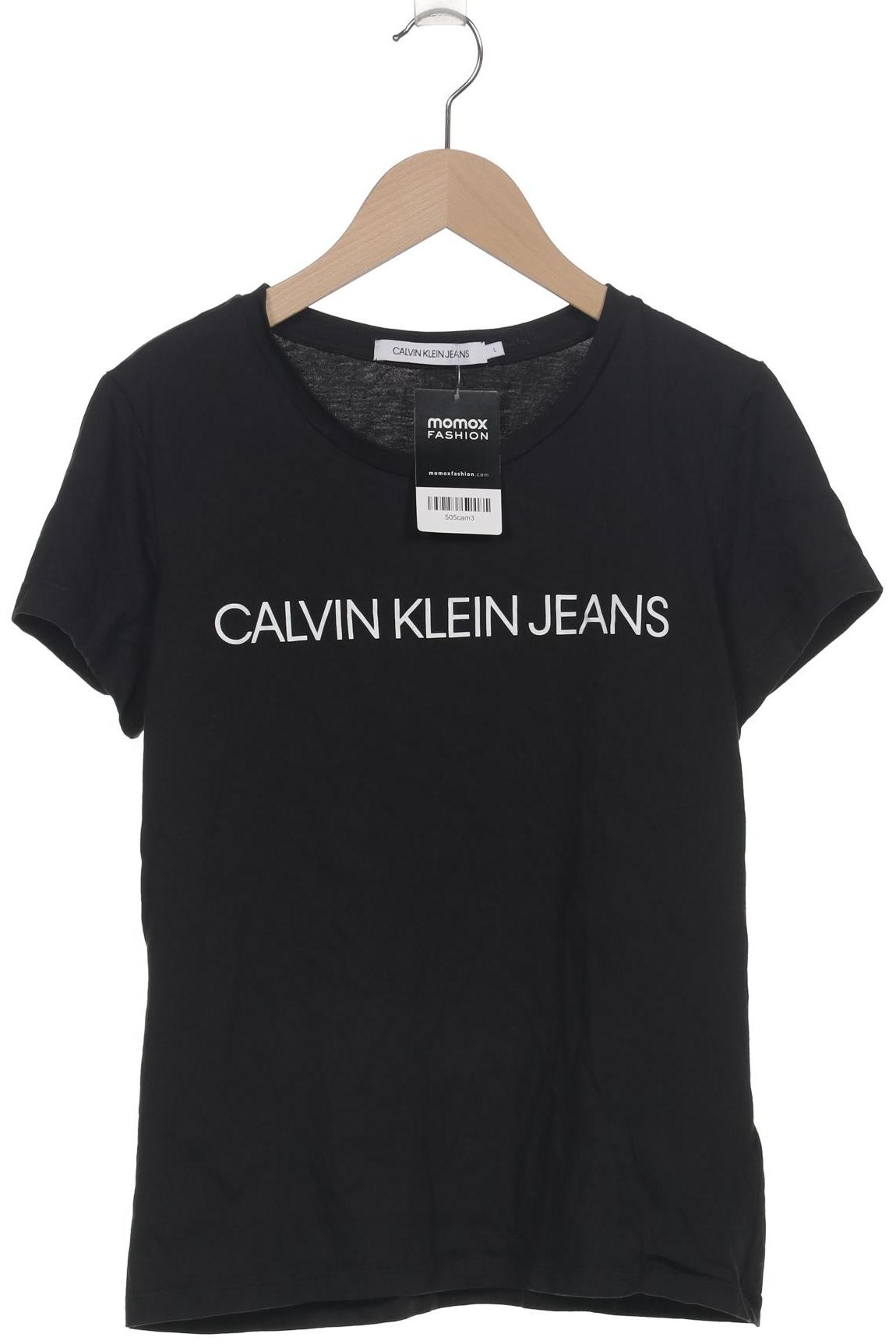 

Calvin Klein Jeans Damen T-Shirt, schwarz, Gr. 42