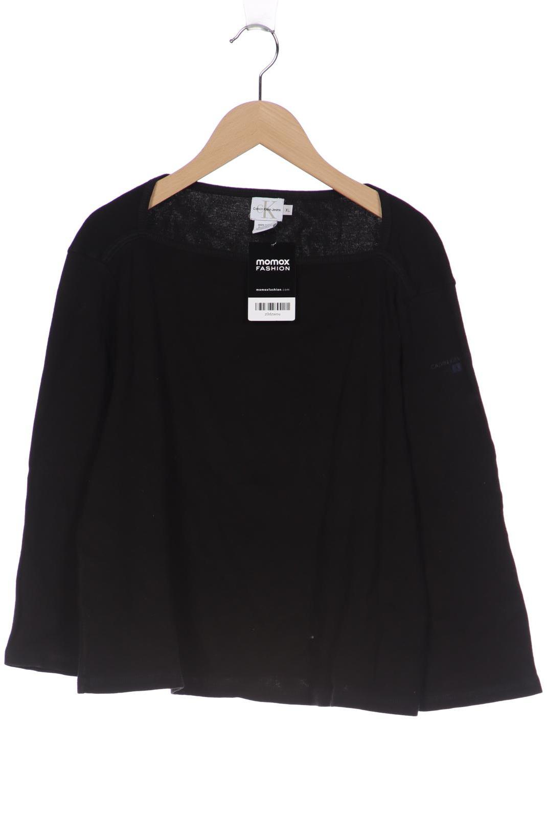 

Calvin Klein Jeans Damen Langarmshirt, schwarz, Gr. 44