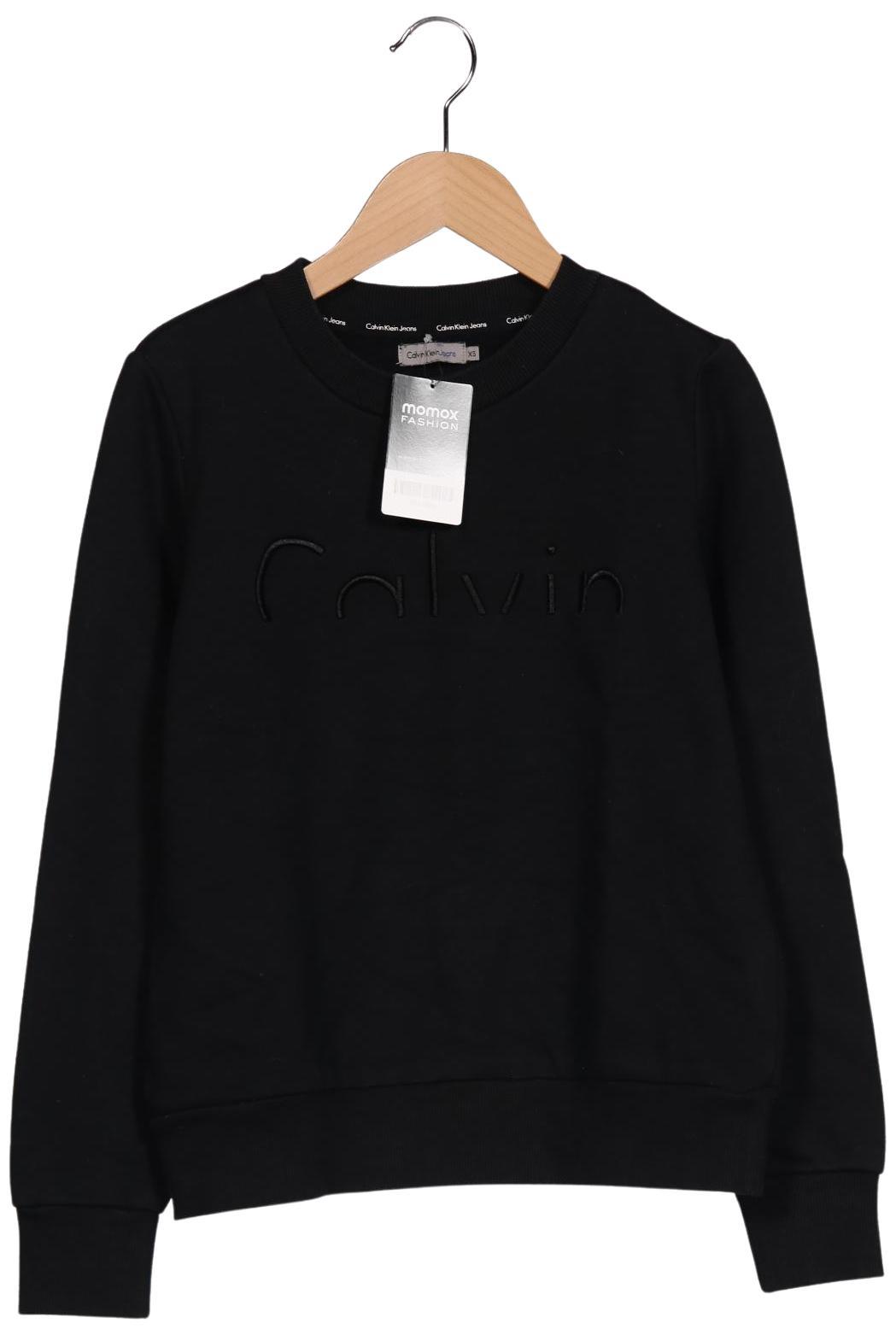 

Calvin Klein Jeans Damen Sweatshirt, schwarz, Gr. 34