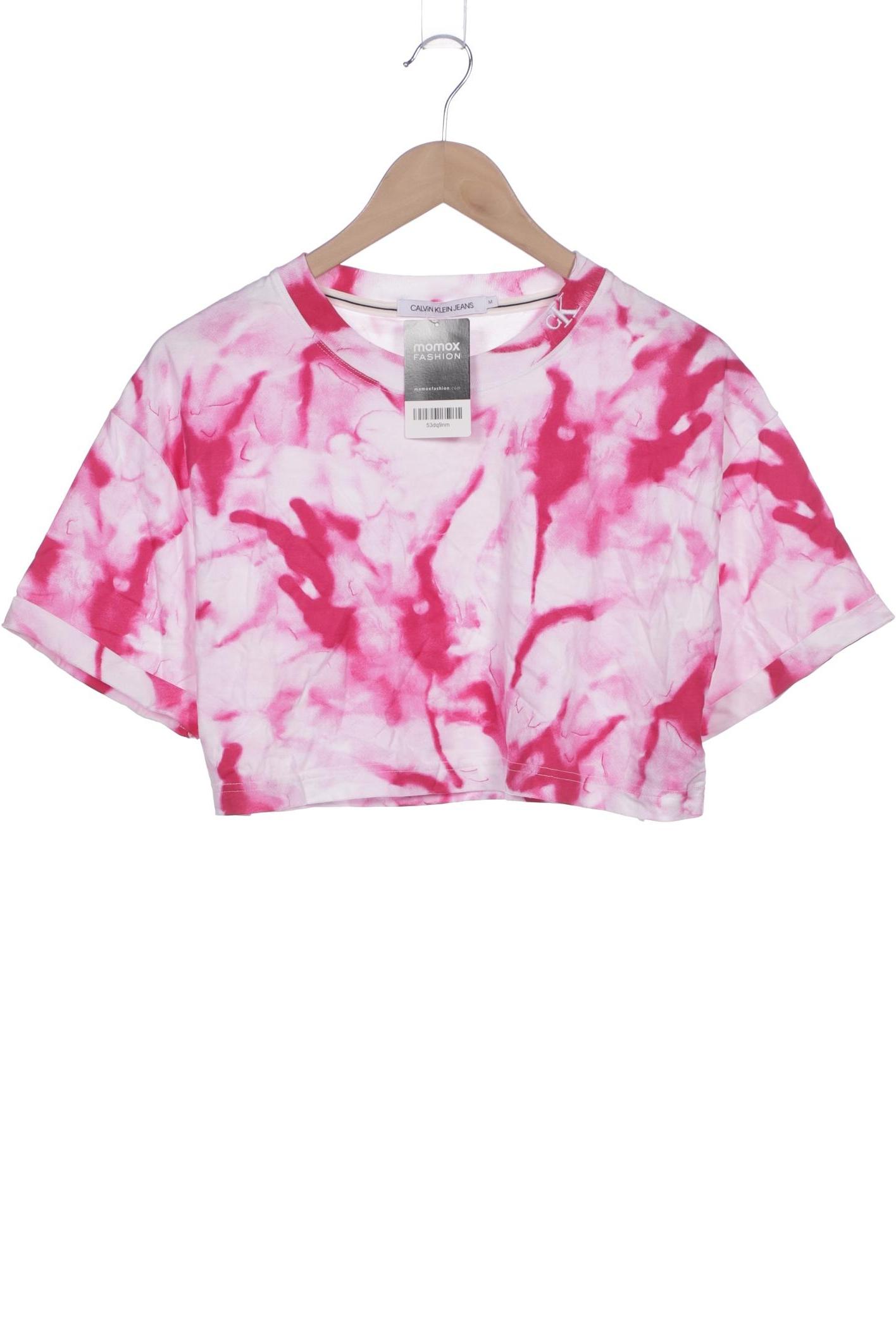 

Calvin Klein Jeans Damen T-Shirt, pink, Gr. 38