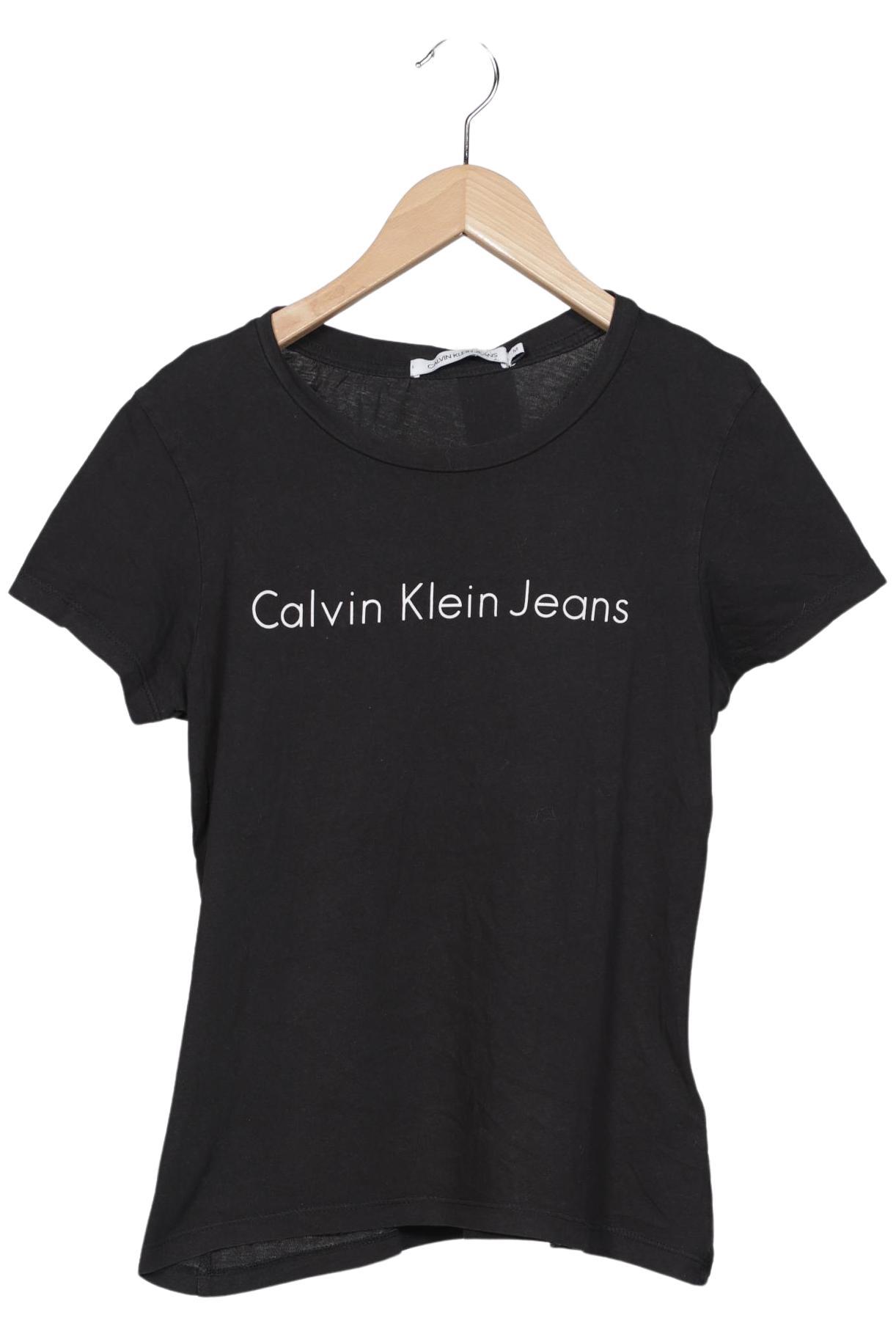 

Calvin Klein Jeans Damen T-Shirt, schwarz, Gr. 38