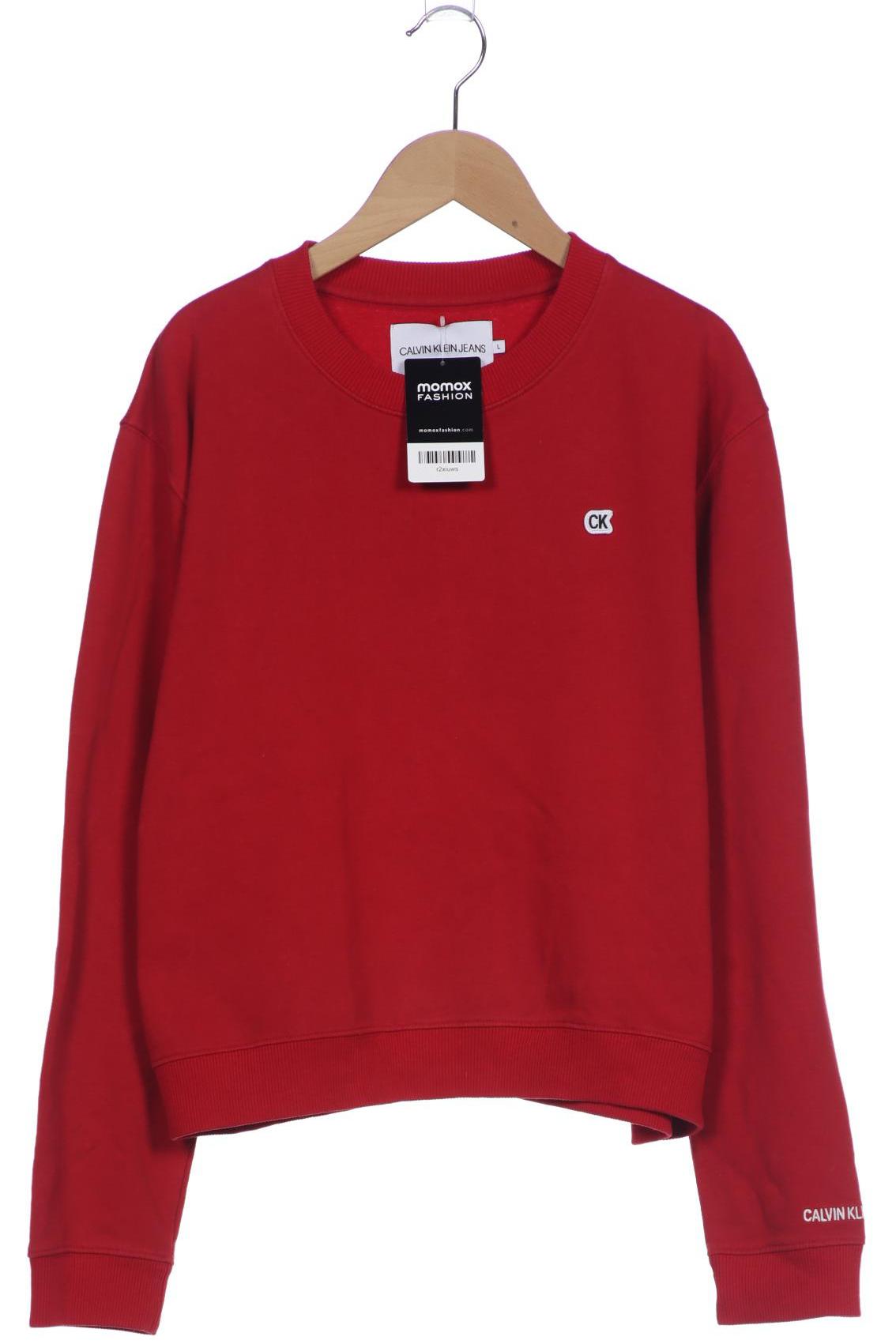 

Calvin Klein Jeans Damen Sweatshirt, rot, Gr. 42