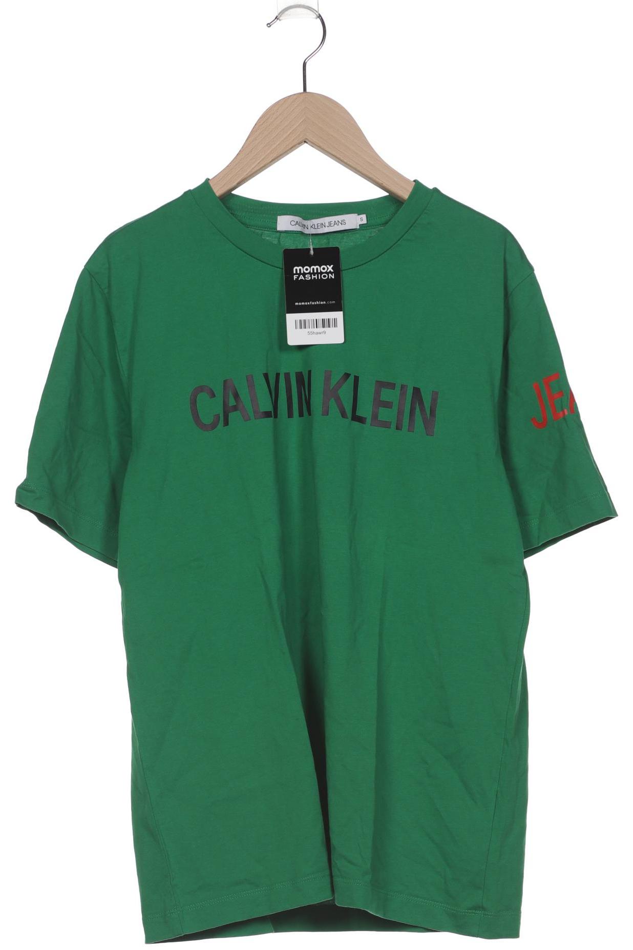 

Calvin Klein Jeans Damen T-Shirt, grün, Gr. 36