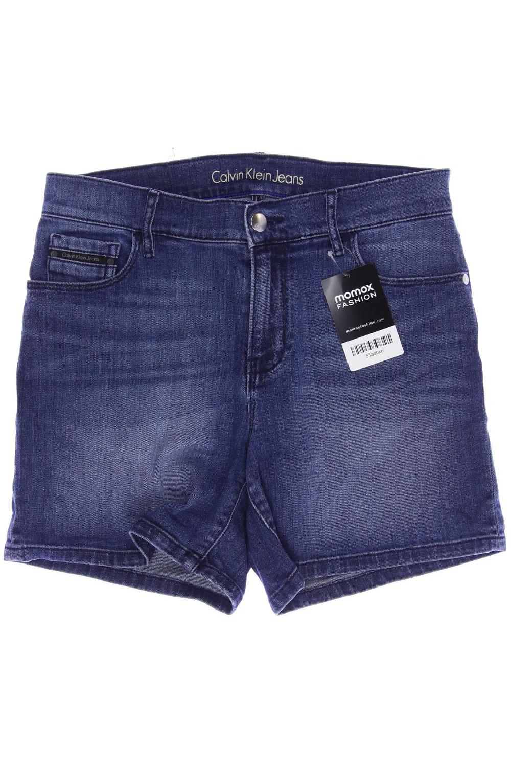 

Calvin Klein Jeans Damen Shorts, blau, Gr. 26