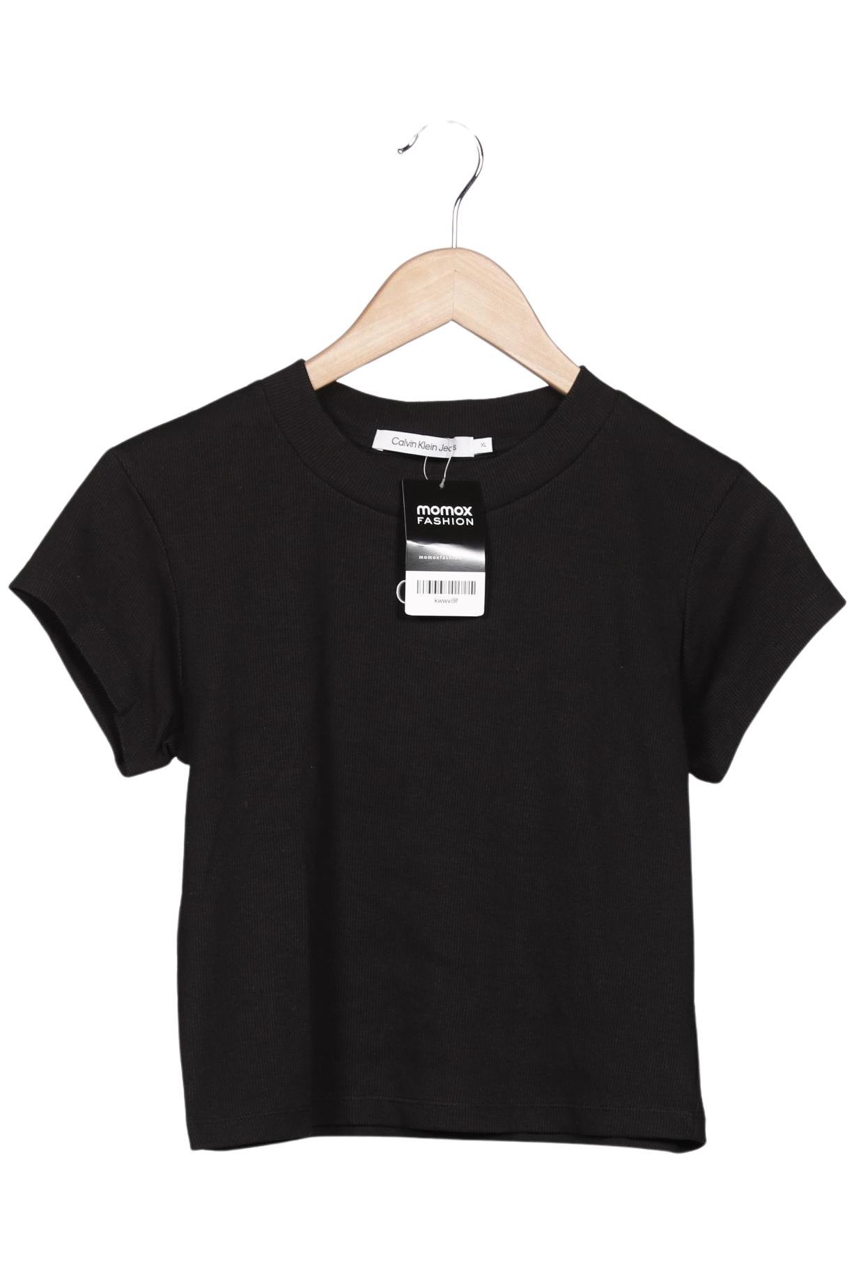 

Calvin Klein Jeans Damen T-Shirt, schwarz, Gr. 44