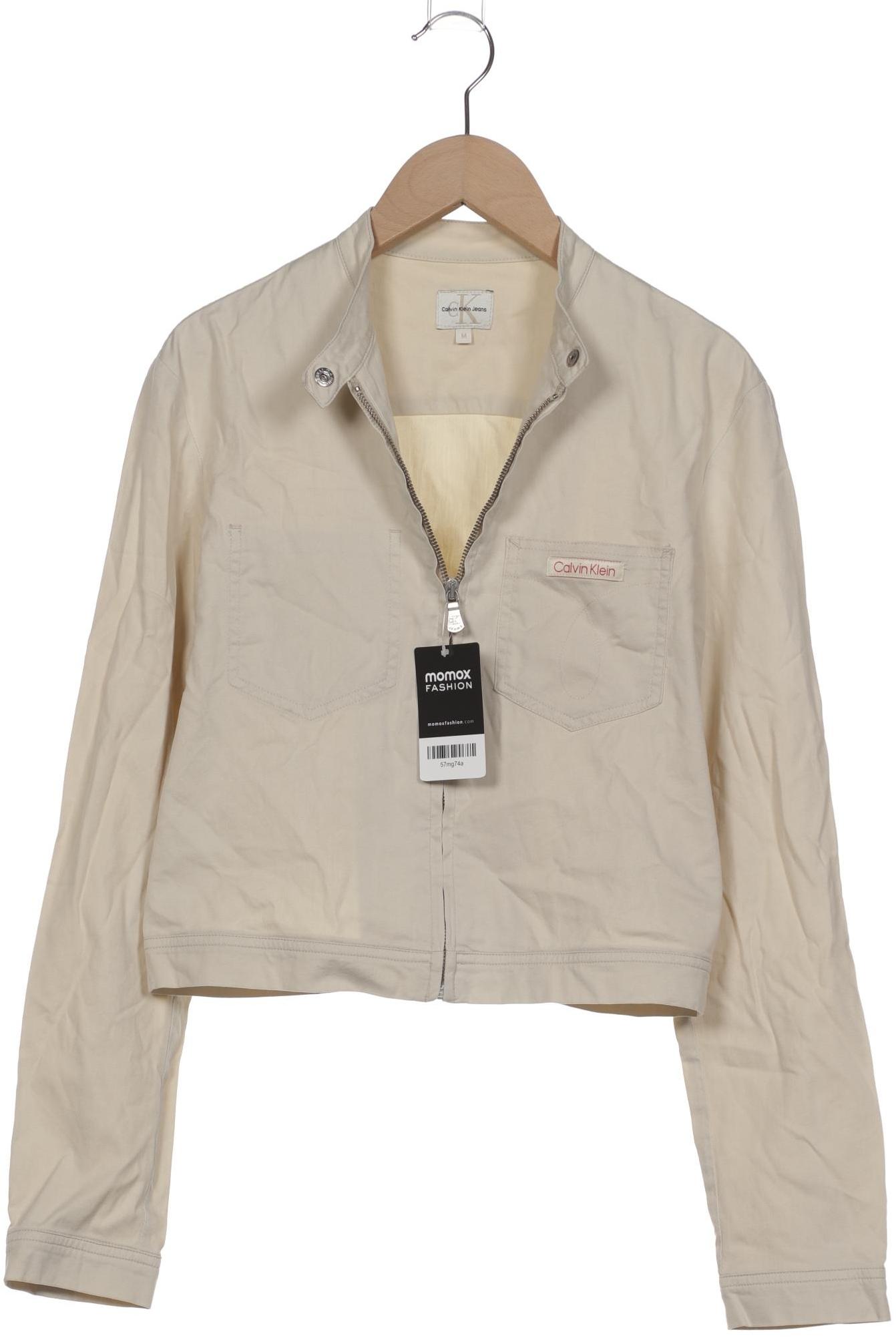 

Calvin Klein Jeans Damen Jacke, cremeweiß, Gr. 38