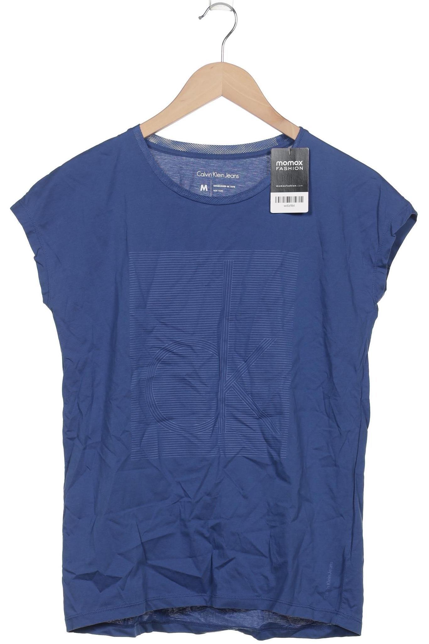 

Calvin Klein Jeans Damen T-Shirt, blau, Gr. 38