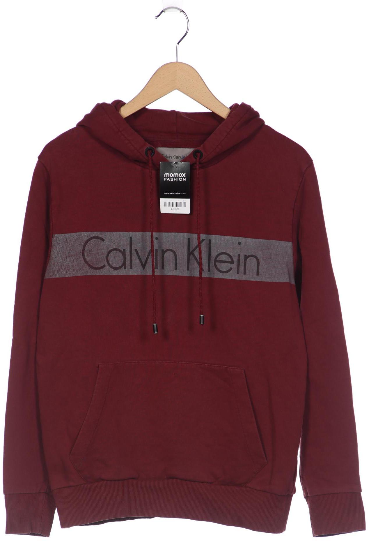 

Calvin Klein Jeans Herren Kapuzenpullover, bordeaux, Gr. 48