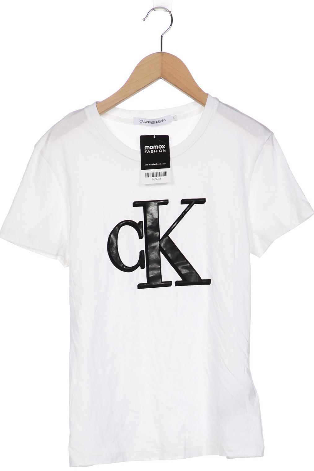 

Calvin Klein Jeans Damen T-Shirt, weiß