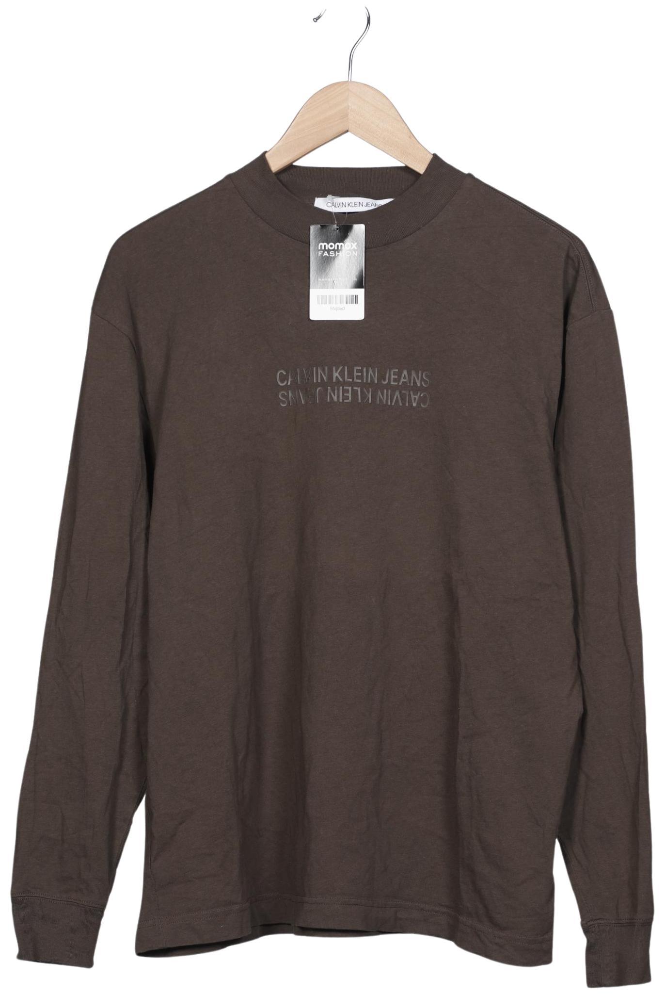 

Calvin Klein Jeans Herren Langarmshirt, braun, Gr. 48