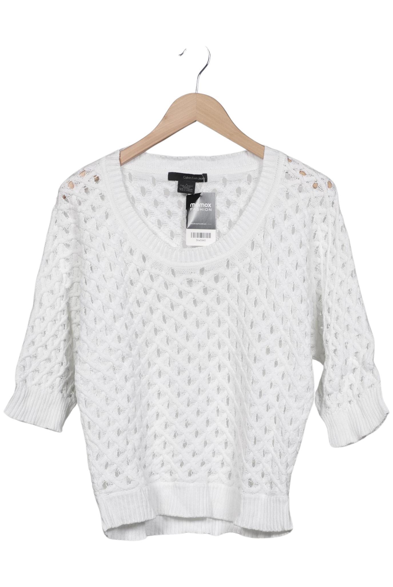 

Calvin Klein Jeans Damen Pullover, weiß, Gr. 38
