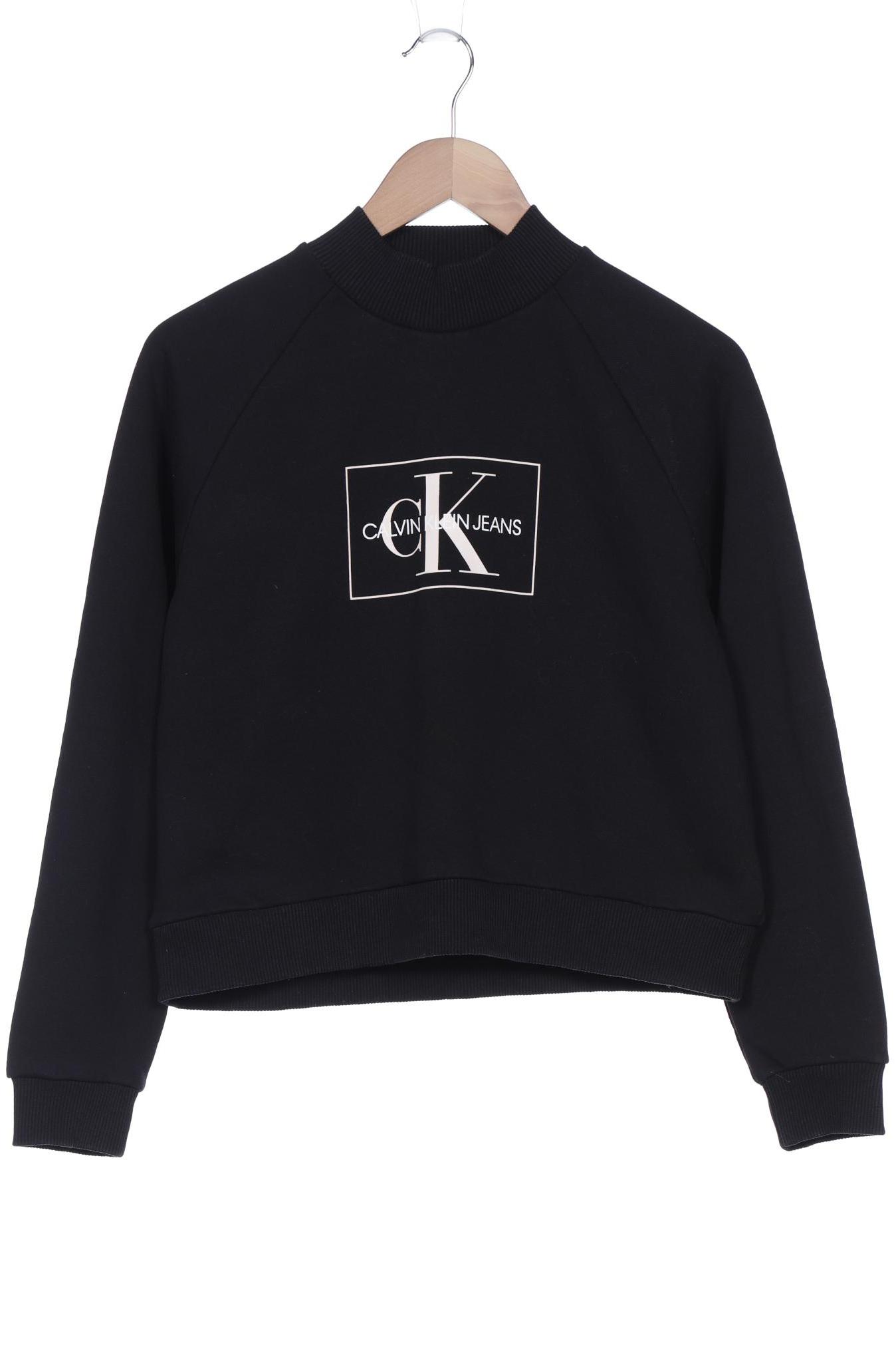 

Calvin Klein Jeans Damen Sweatshirt, schwarz, Gr. 36