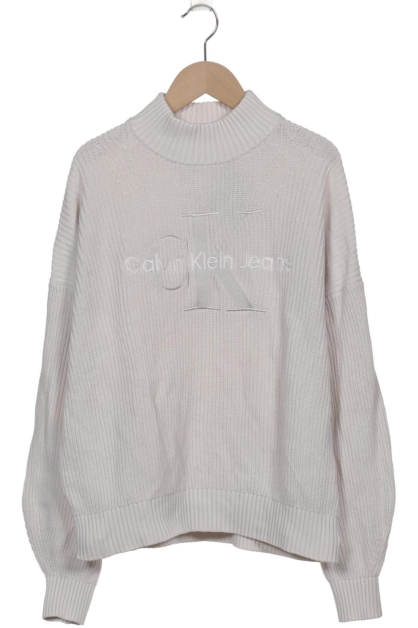 

Calvin Klein Jeans Damen Pullover, weiß, Gr. 38