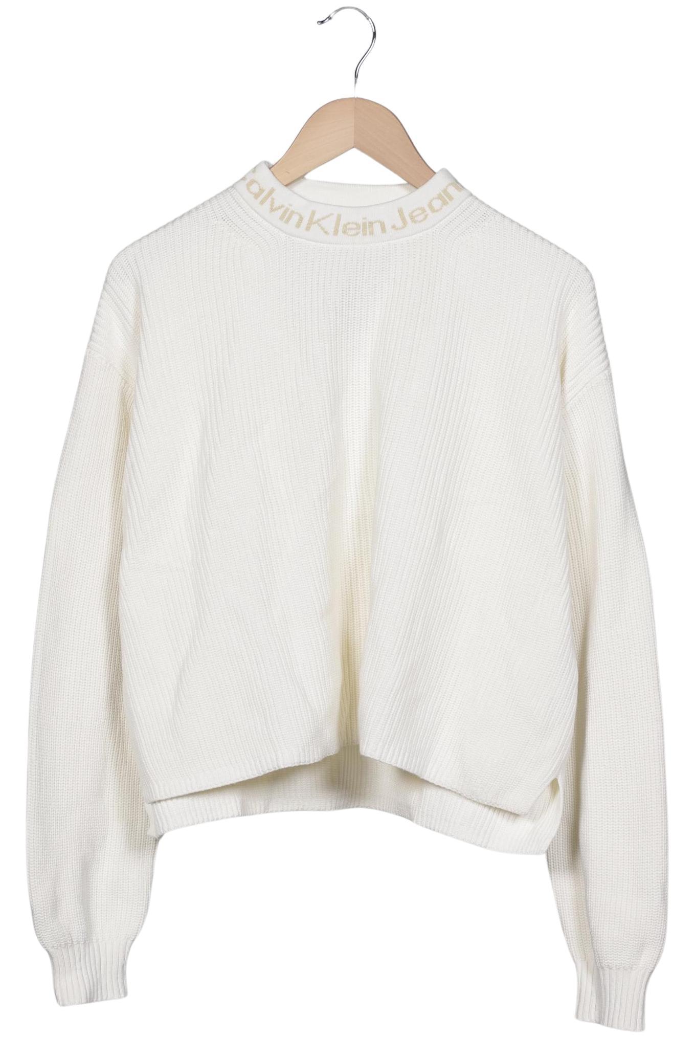 

Calvin Klein Jeans Damen Pullover, cremeweiß, Gr. 42