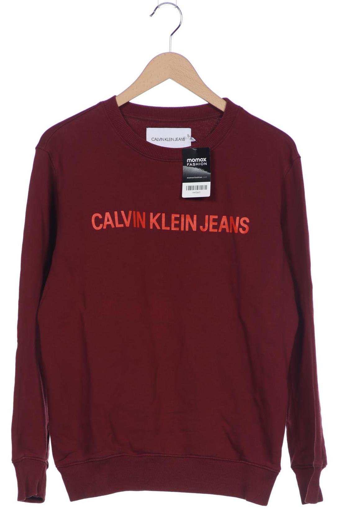 

Calvin Klein Jeans Herren Sweatshirt, bordeaux, Gr. 48