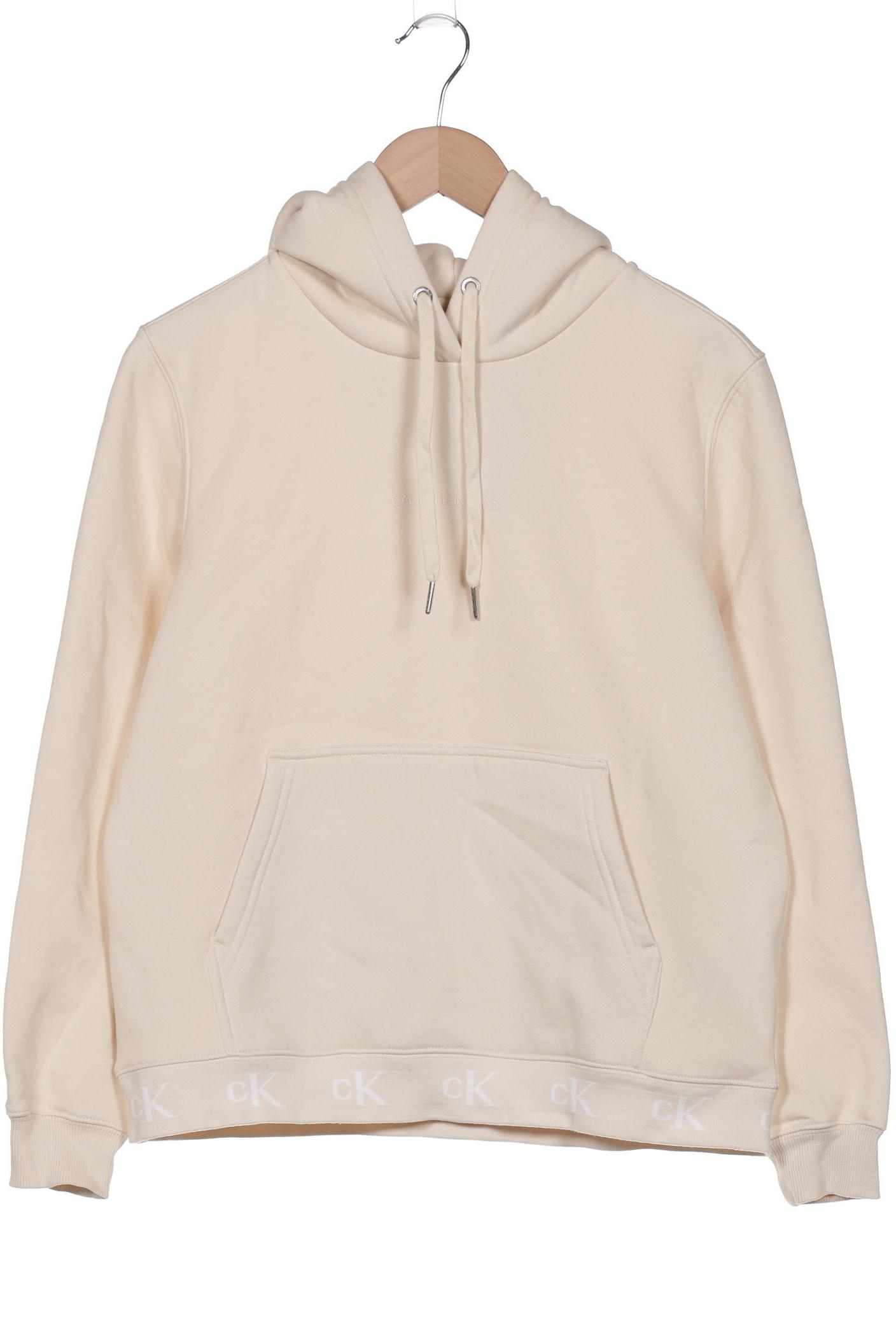 

Calvin Klein Jeans Damen Kapuzenpullover, beige, Gr. 36