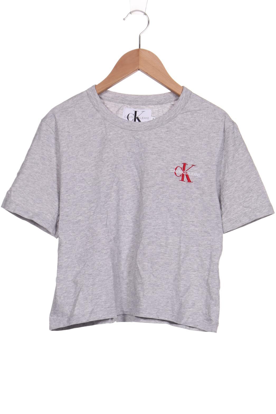 

Calvin Klein Jeans Damen T-Shirt, grau, Gr. 36
