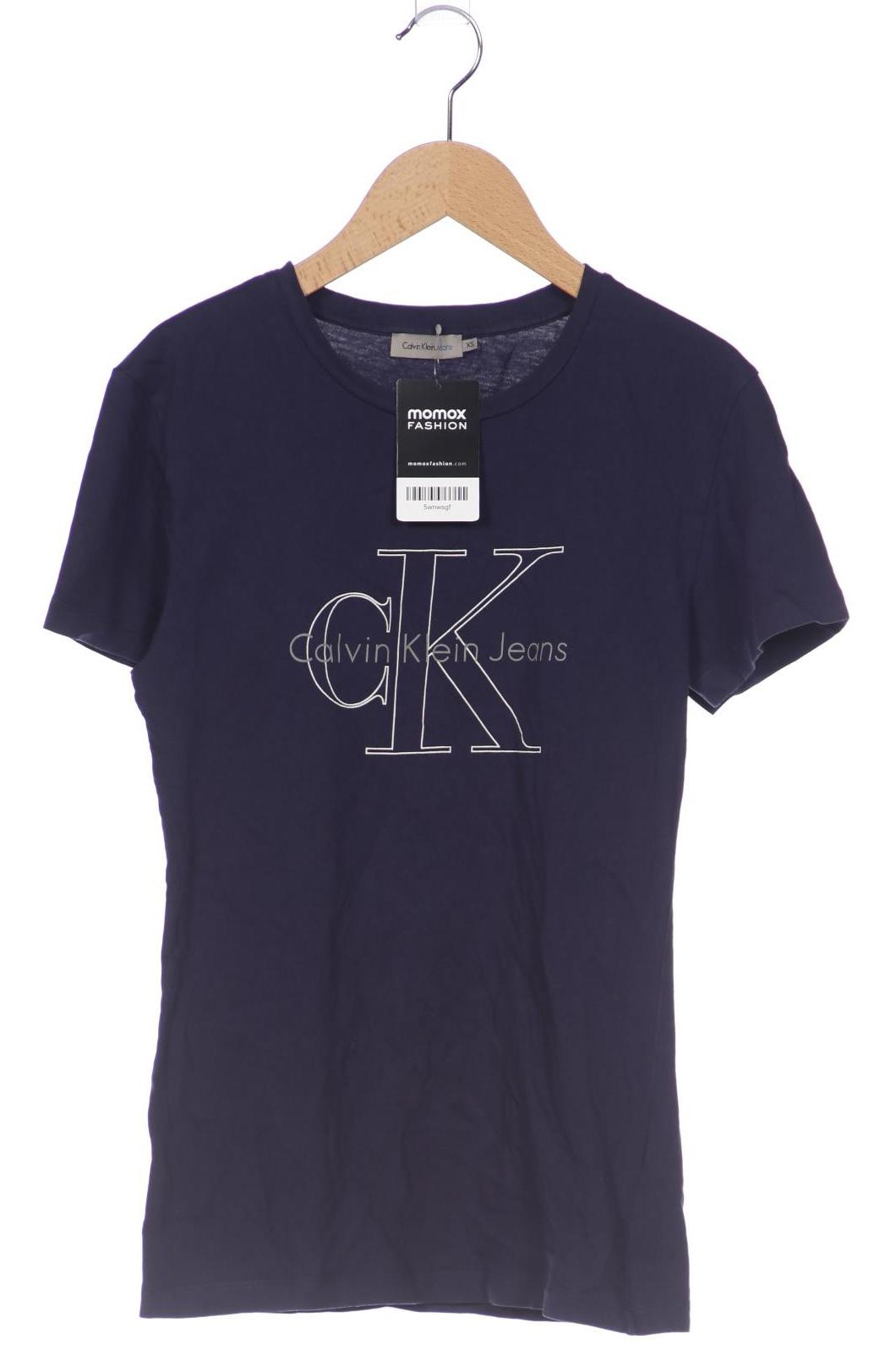 

Calvin Klein Jeans Damen T-Shirt, marineblau, Gr. 34
