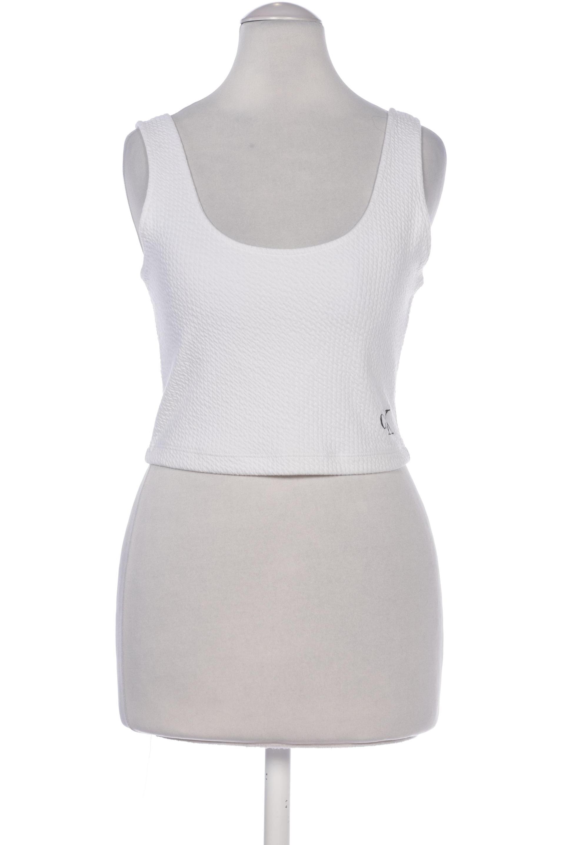 

Calvin Klein Jeans Damen Top, weiß, Gr. 36