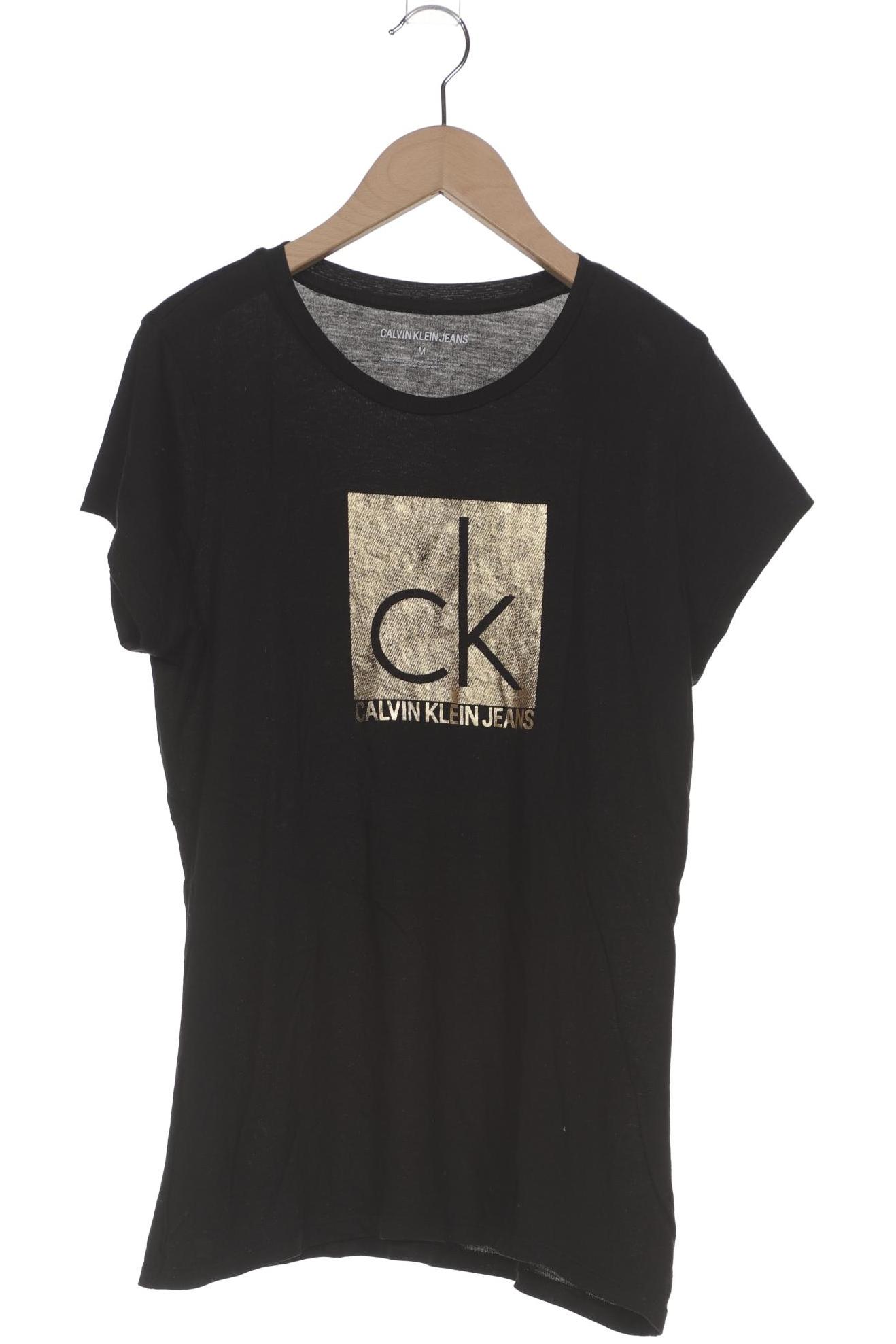 

Calvin Klein Jeans Damen T-Shirt, schwarz, Gr. 38