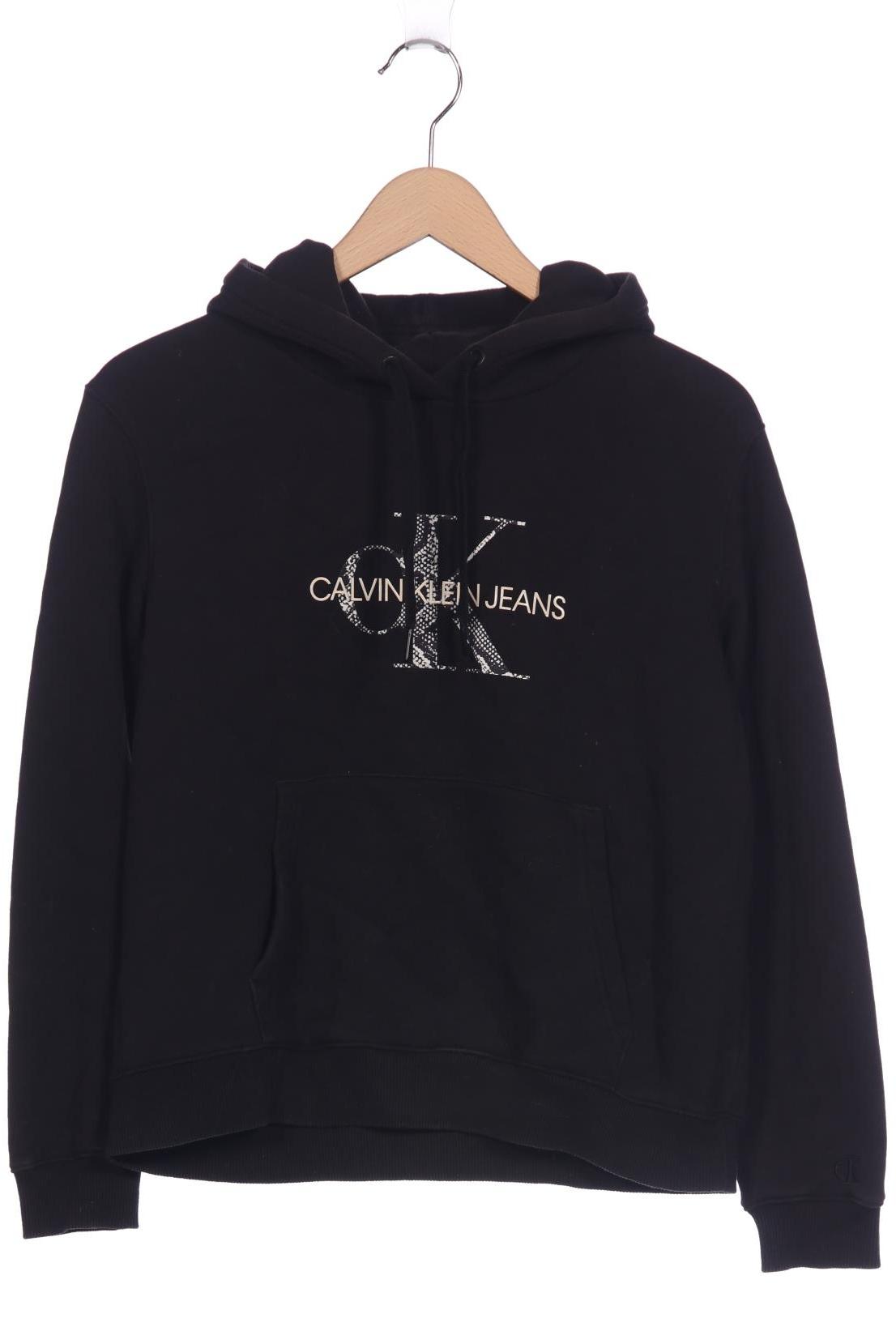 

Calvin Klein Jeans Damen Kapuzenpullover, schwarz, Gr. 36