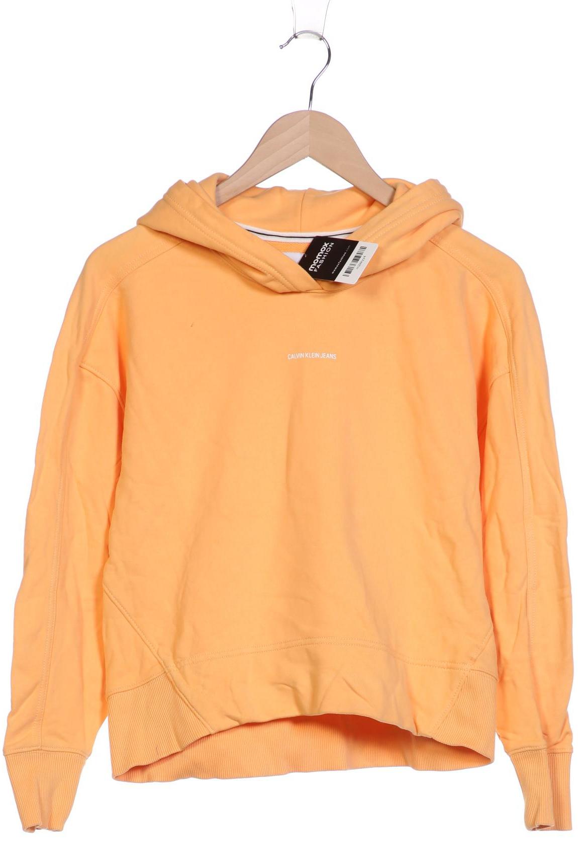 

Calvin Klein Jeans Damen Kapuzenpullover, orange, Gr. 34