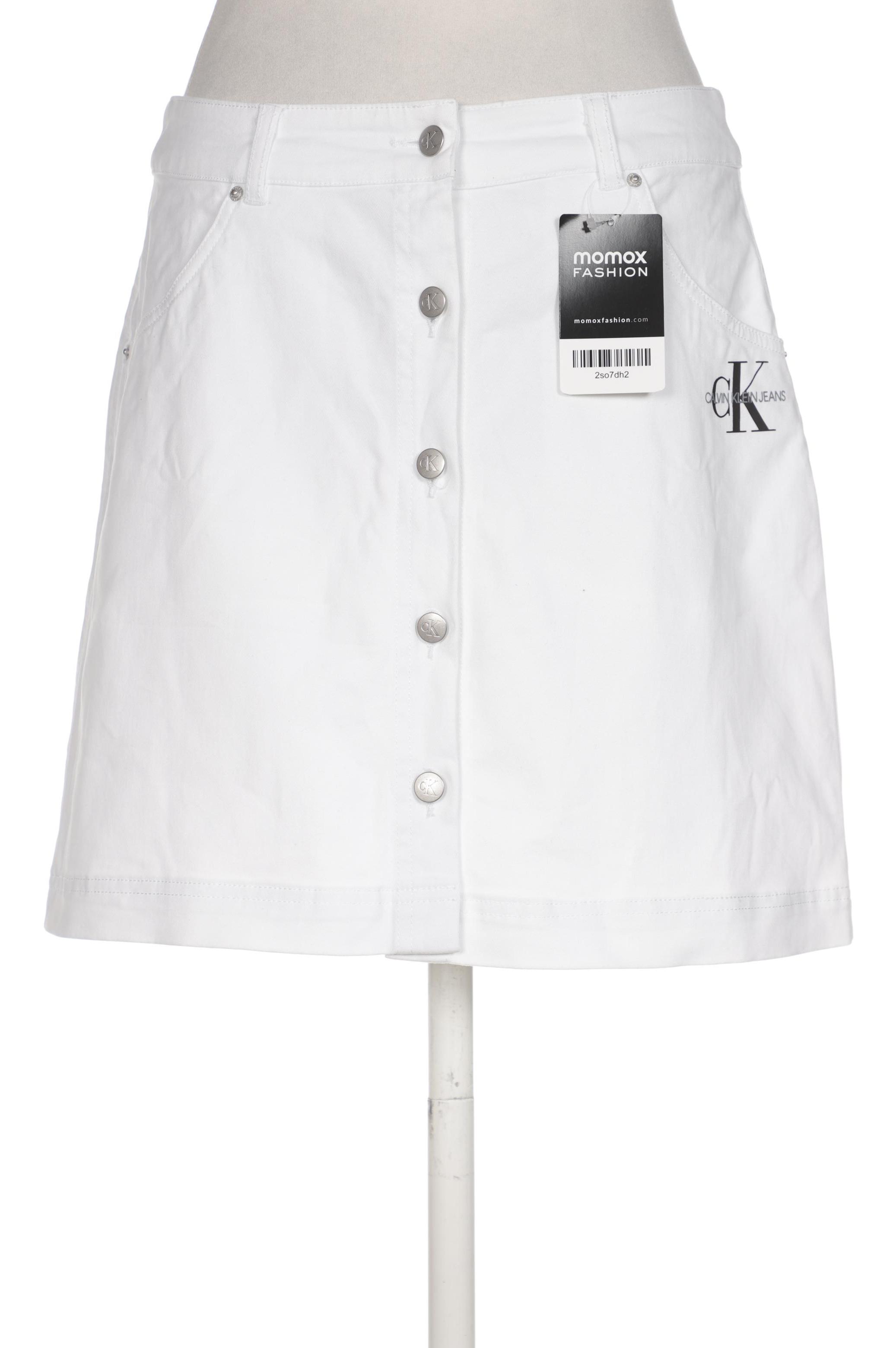 

Calvin Klein Jeans Damen Rock, weiß, Gr. 38