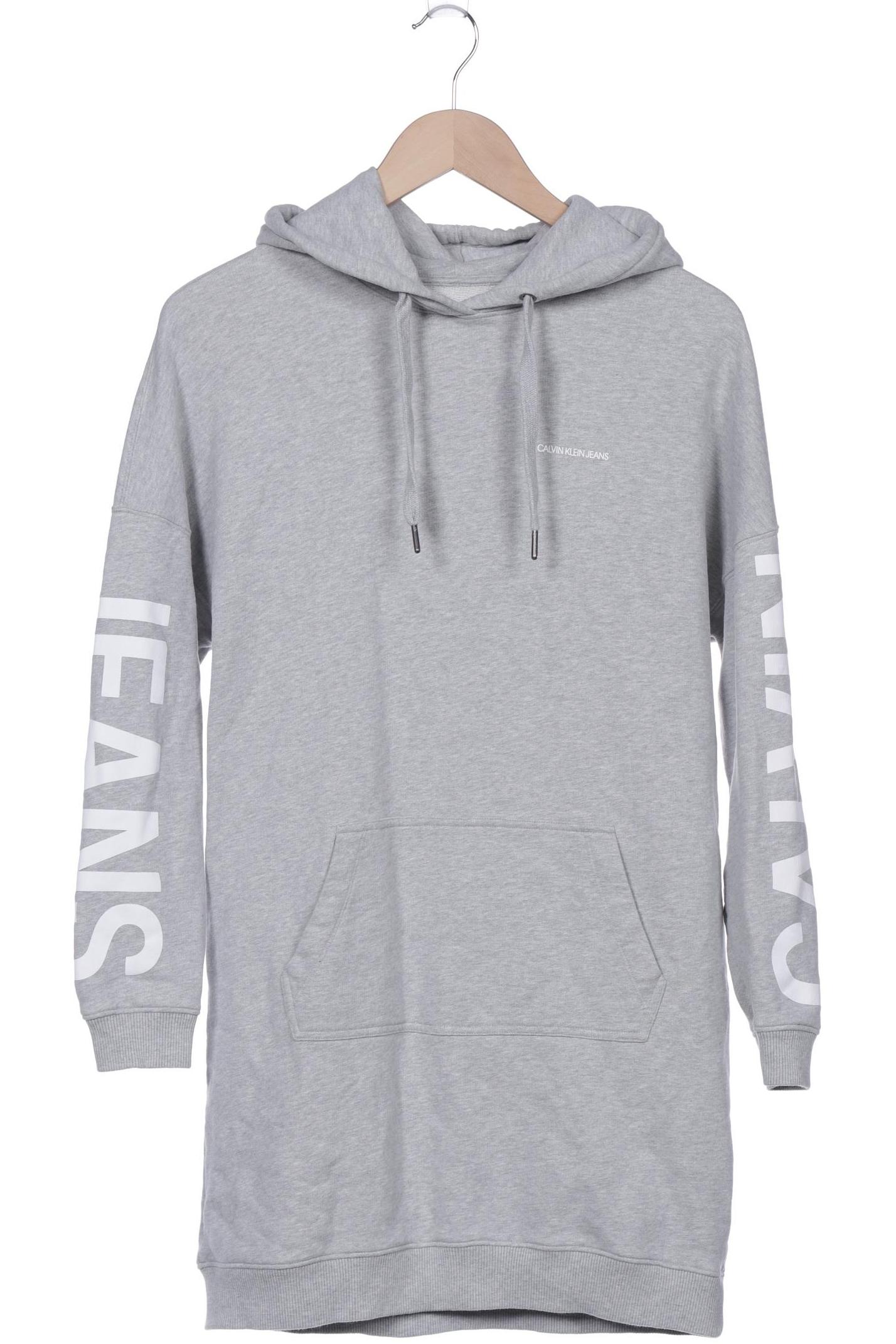 

Calvin Klein Jeans Damen Kapuzenpullover, grau, Gr. 34