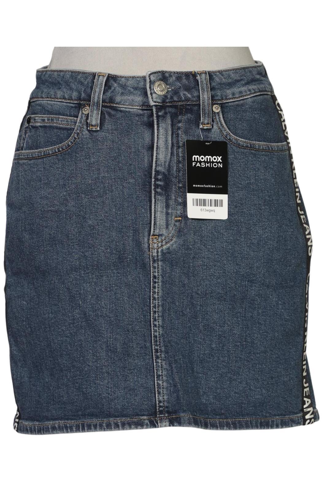 

Calvin Klein Jeans Damen Rock, blau, Gr. 26