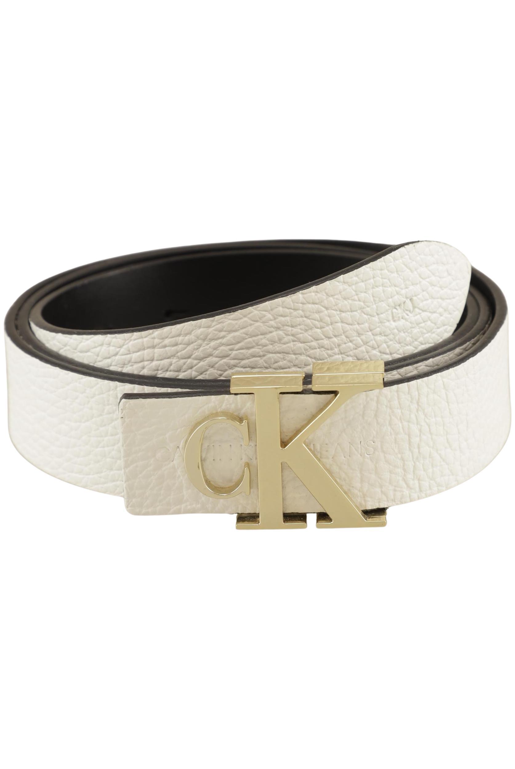 

Calvin Klein Jeans Damen Gürtel, weiß, Gr. 95