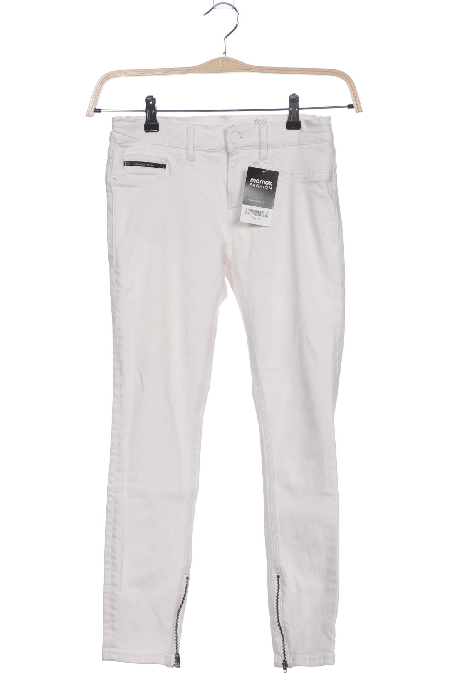 

Calvin Klein Jeans Damen Jeans, weiß, Gr. 28