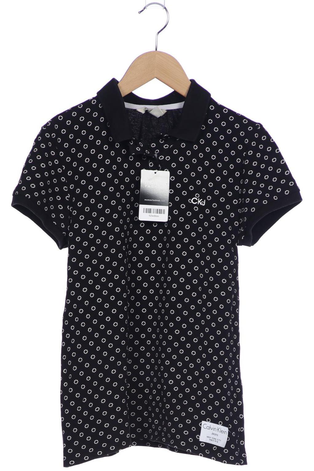 

Calvin Klein Jeans Damen Poloshirt, schwarz, Gr. 38